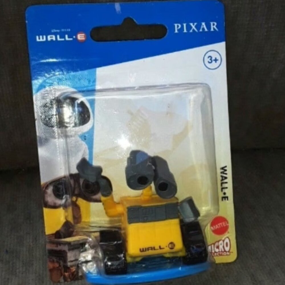 6 pc DISNEY WALLE WALL-E EVE MINIFIGURES MINI TOY TOPPERS MATTEL